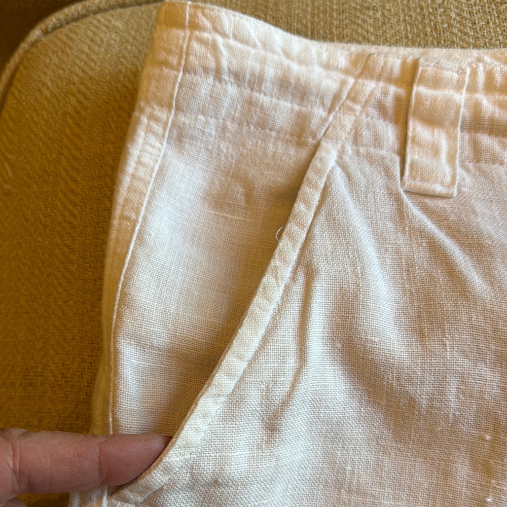 Talbots Linen Drawstring Shorts- Size 10 - Picture 3 of 6
